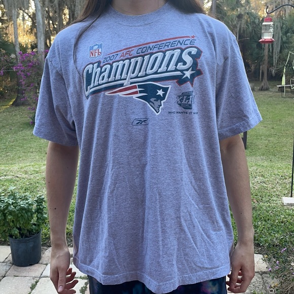 Vintage 2007 New England Patriots AFC championship shirt - Picture 2 of 6
